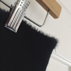 NWT Zara Knit skirt with fluffy detail